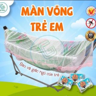 Mùng chụp võng em bé