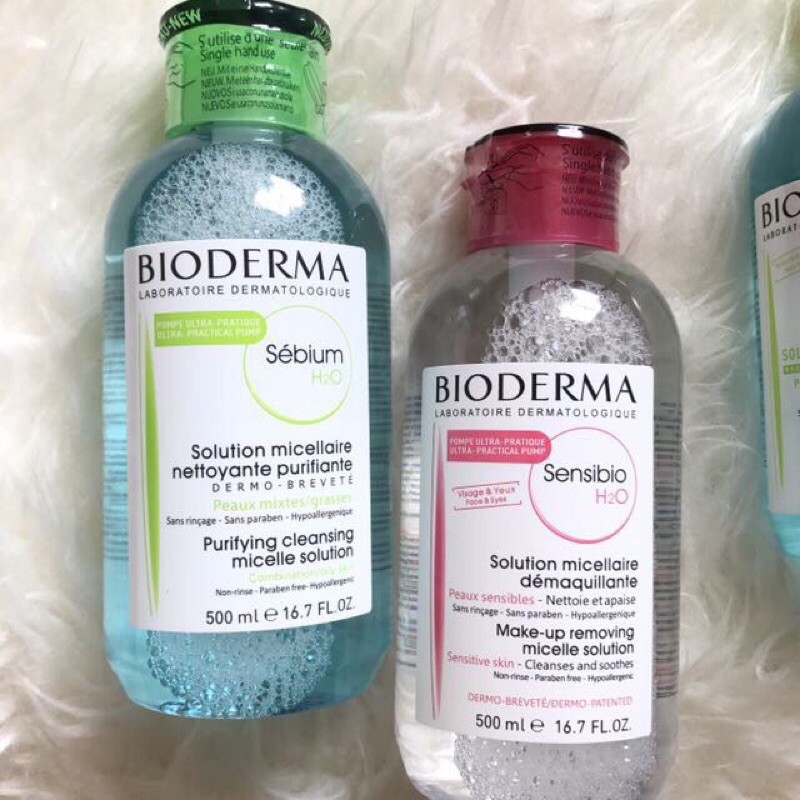 Tẩy trang Bioderma Sensibio  H2O 500ml