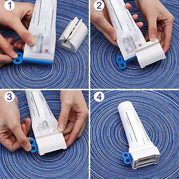 Dụng cụ kẹp tuýp kem đánh răng đa năng