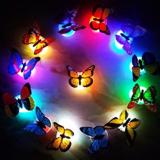 Đèn ngủ led bướm 3d dán tường trang trí