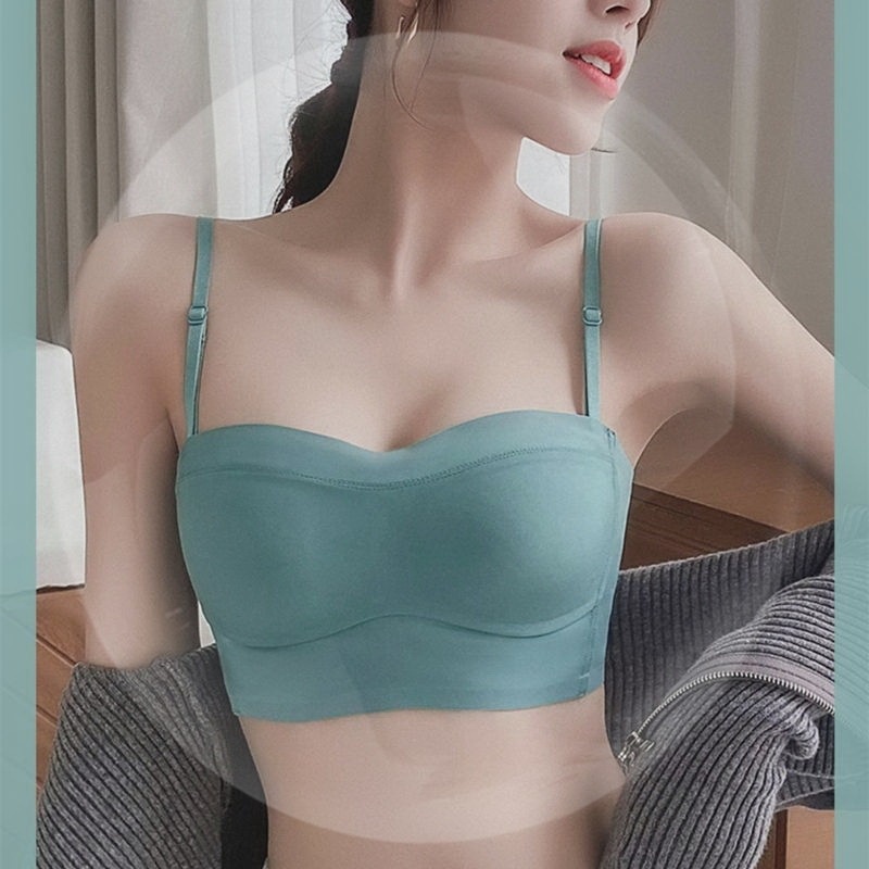 Áo ngực không dây chống trượt có đệm nâng ngực quyến rũ cho nữ
