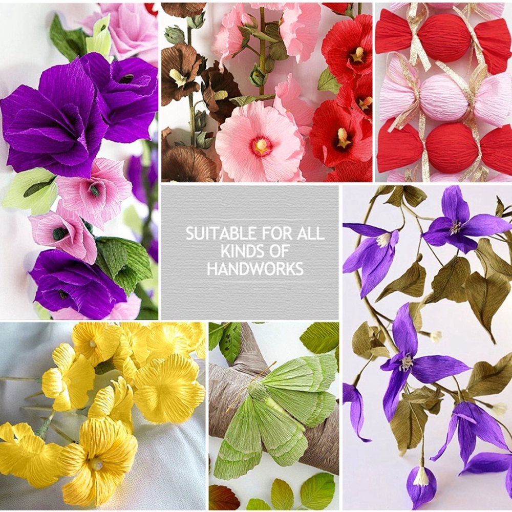 Giấy nhún nhiều màu sắc trang trí tiệc sinh nhật cho bé