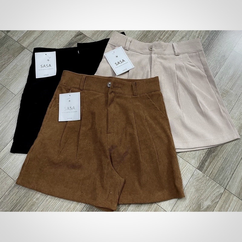 Quần Short Nhung Tăm Mẫu Mới Siêu Hot