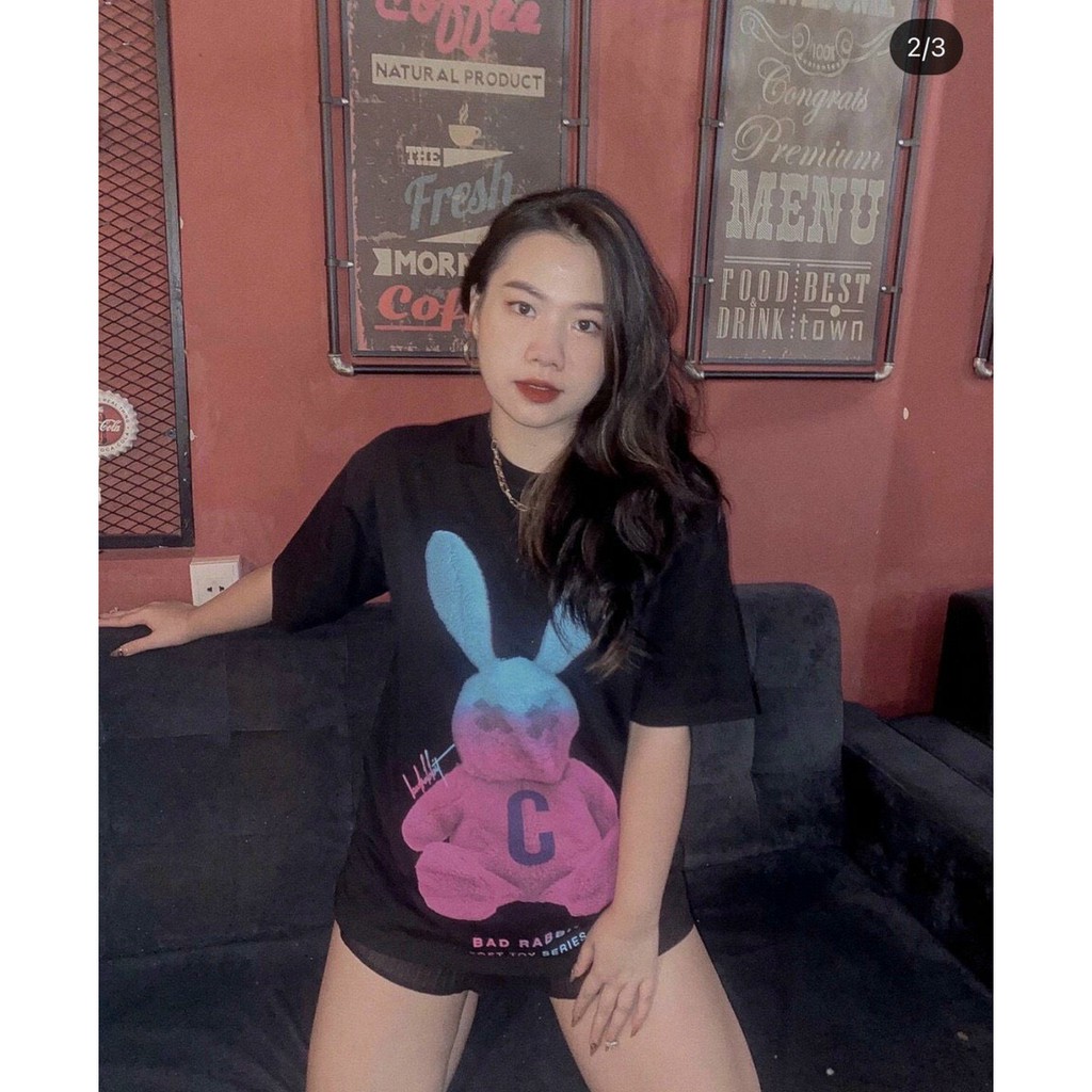 ÁO THUN GẤU C FROM RỘNG FASHION HOT TREND 1KENZ