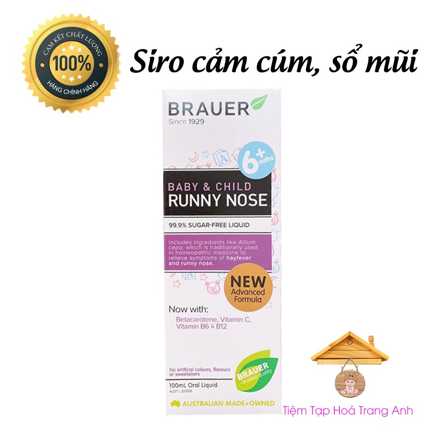 Brauer Runny Nose cho bé