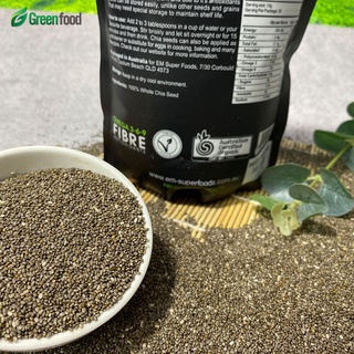 Hạt Chia Đen Hữu Cơ Úc (Gói 500g)