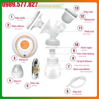 Phụ kiện máy hút sữa điện đôi Cmbear