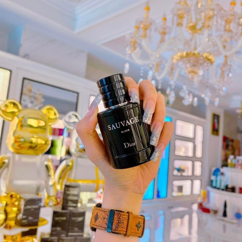 Nước hoa nam Dio Sauvage Elixir EDP 60ml hương gỗ nam tính mạnh mẽ cuốn hút - iu.cosmetics