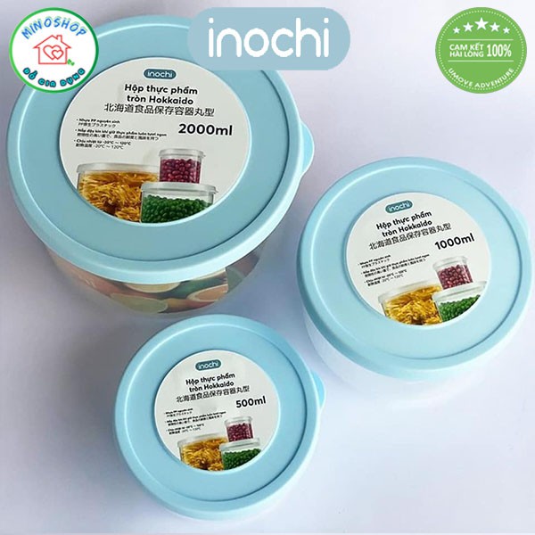 [5 Size] Hộp Đựng Thực Phẩm Dạng Tròn Hokkaido, Hộp Bảo Quản Thức Ăn Tiện Lợi Cho Gia Đình