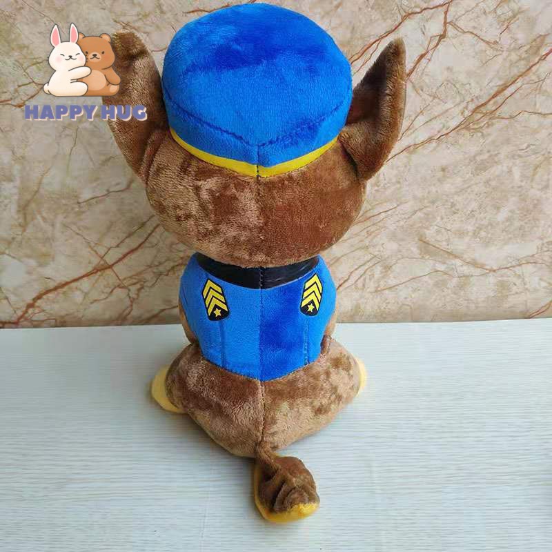 Gấu Bông đội chó cứu hộ size 23/35cm vỏ nhung mịn nhồi gòn cao cấp - Happy Hug