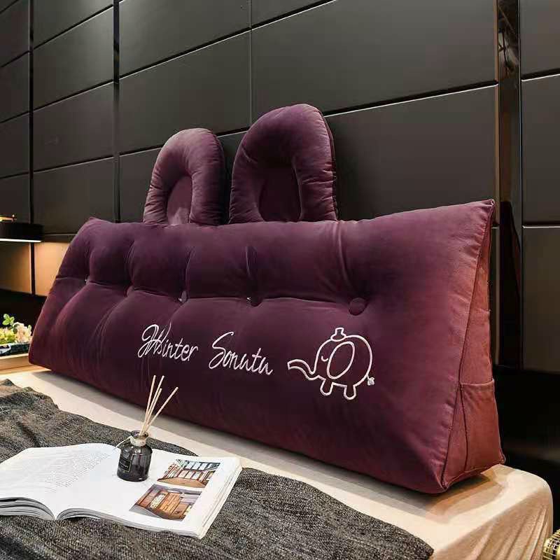 Gối tựa đầu giường mẫu tai thỏ-có 2 kích thước 1m5/1m8-hàng nhập khẩu