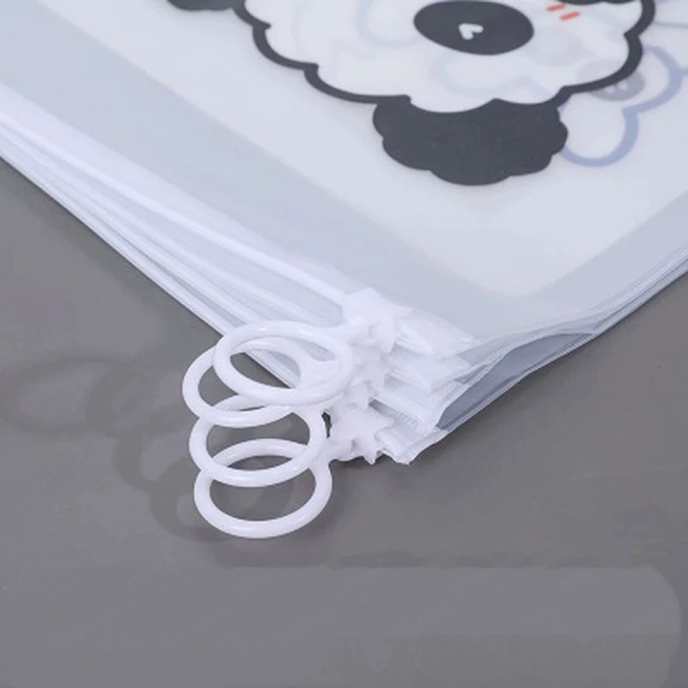 LANFY Túi đựng tài liệu văn phòng phẩm Hàn Quốc hình gấu thỏ Kawaii hoạt hình dễ thương