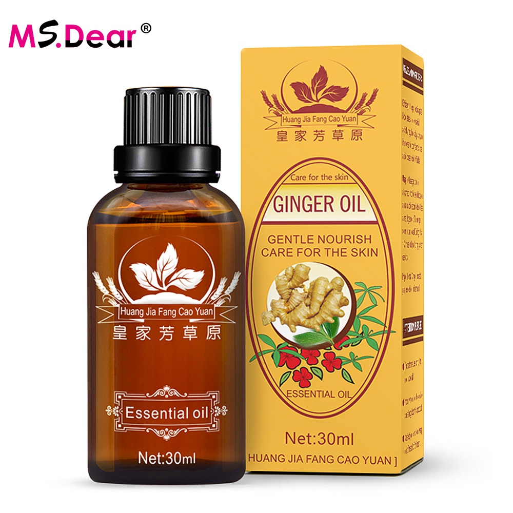 Tinh Dầu Gừng 30ml Mát Xa Cơ Thể Chống Lão Hóa Tiện Dụng