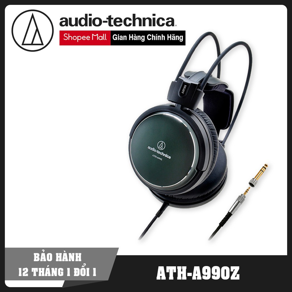 Tai nghe Nhật Over ear chính hãng Audio-Technica Art Monitor Audiophile ATH-A990Z