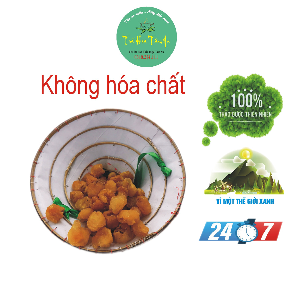 Long Nhãn Khô Tâm An Lọ 100g