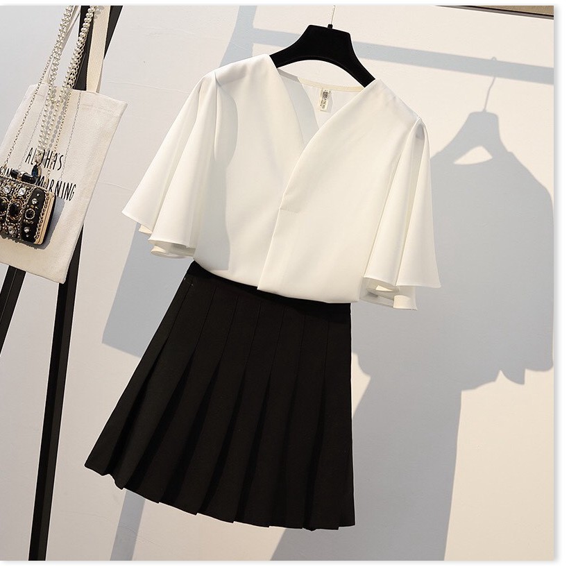 Áo kiểu cổ tim tay dơi cực đẹp cho nàng HP