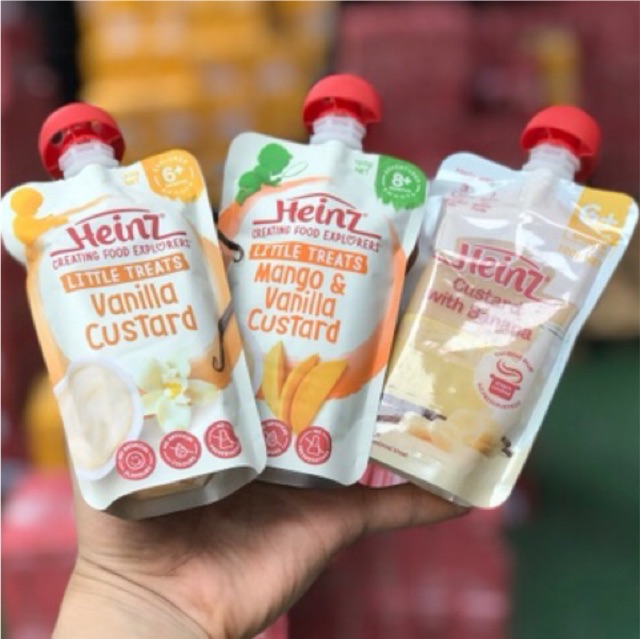 [1/2022,Mẫu mới] Váng sữa Heinz 120gr hàng Nội Địa Úc.