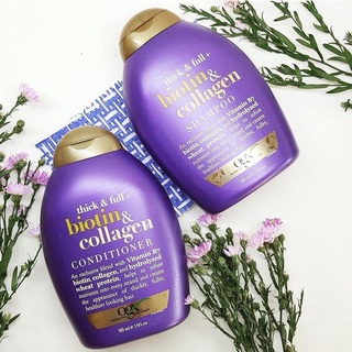 COMBO GỘI XẢ BIOTIN TÍM OGX 385ML