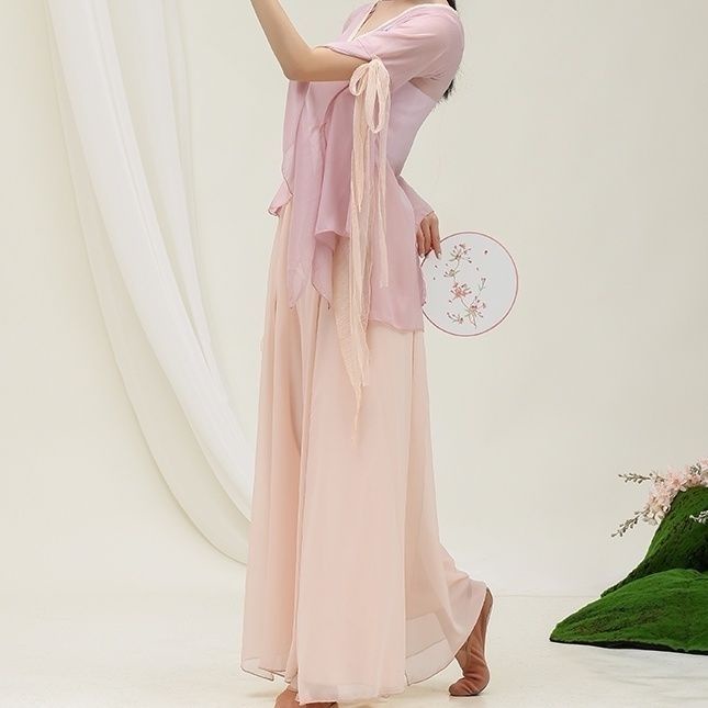 Trang Phục Múa Truyền Thống Trung Hoa Cổ Điển Màu Sắc Tương Phản 08.04