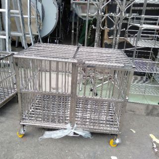 CHUỒNG CHÓ INOX 50*80*75 SHIP HỎA TỐC TPHCM
