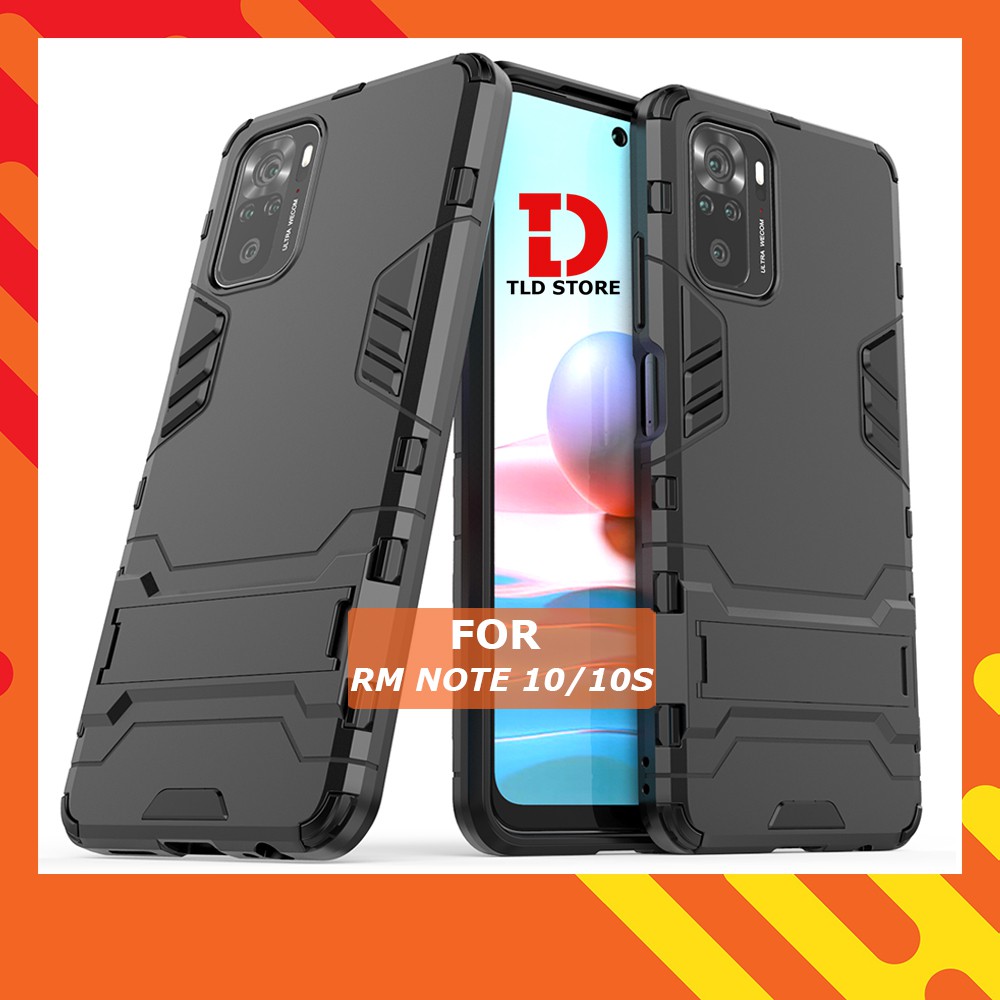 FREESHIP 50k_Ốp lưng Xiaomi Redmi Note 9s 10s 9 10 Pro Max IRON MAN chống sốc có giá đỡ