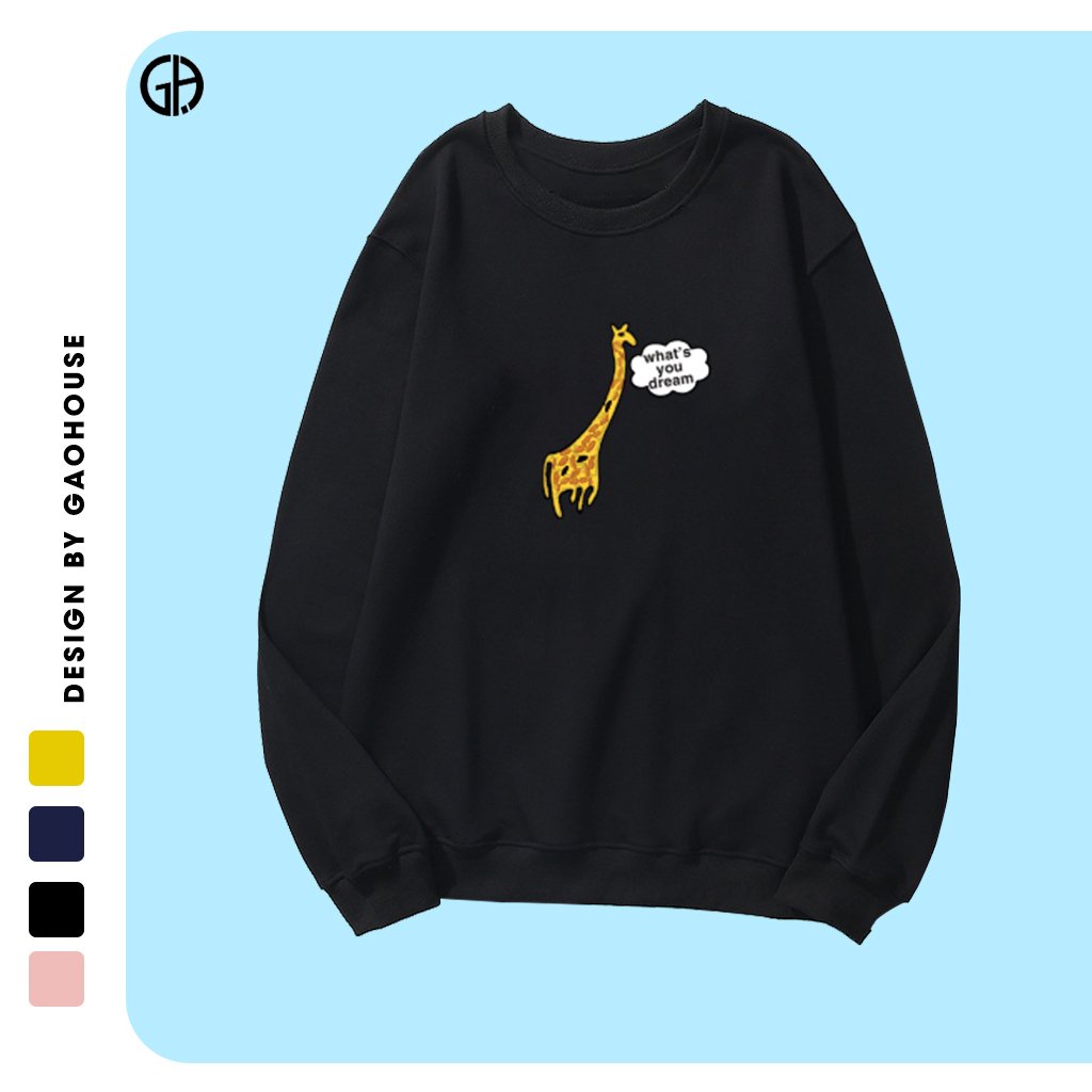 Áo Hoodie/Sweater Unisex Gạo House Hươu Cao Cổ - N mới | BigBuy360 - bigbuy360.vn