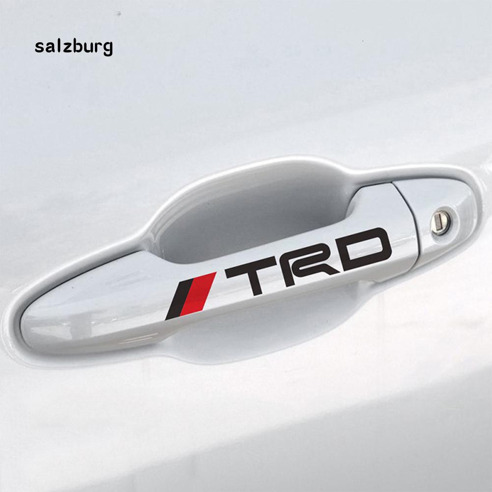 Set 4 miếng dán tay nắm cửa tiện dụng cho xe hơi | BigBuy360 - bigbuy360.vn