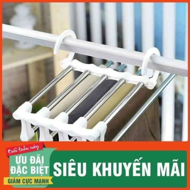 Móc quần áo đa năng gấp gọn,