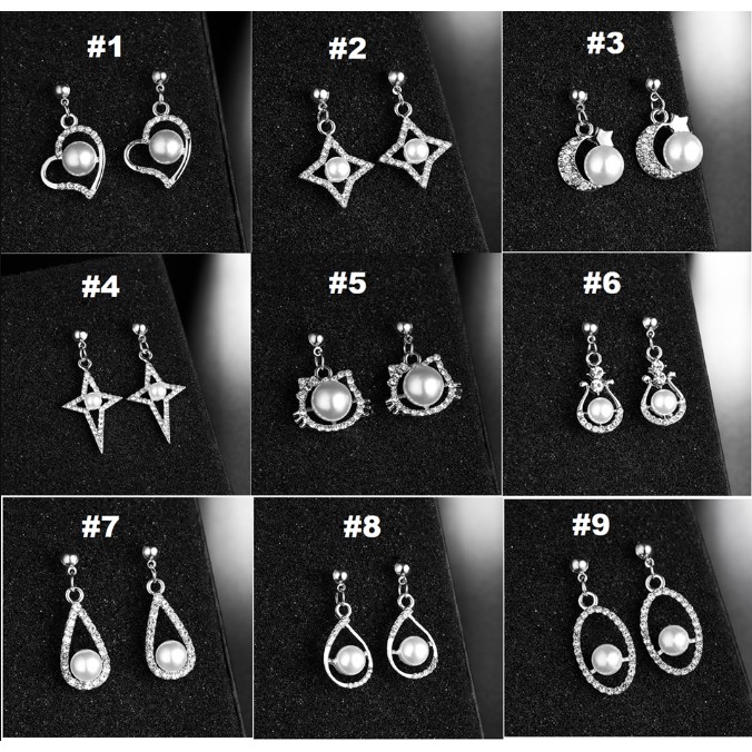 Tổng hợp khuyên đính kim và hạt