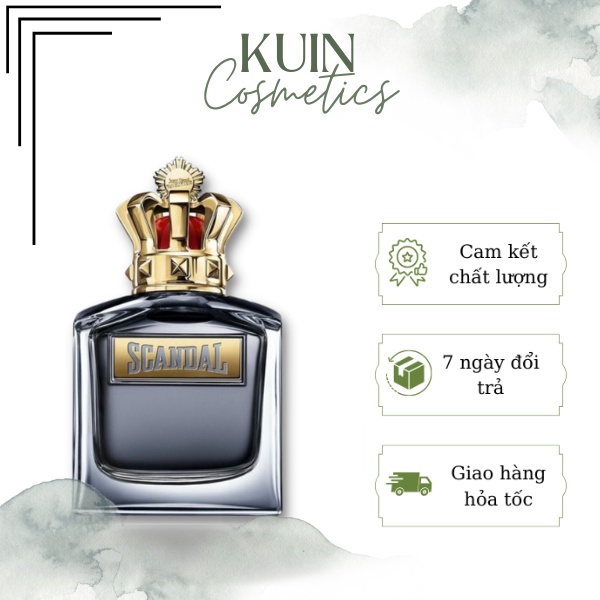 Nước hoa nam Jean Paul Gaultier Scandal Pour Homme EDT 100ml- Mùi hương phóng khoáng khí chất đàn ông