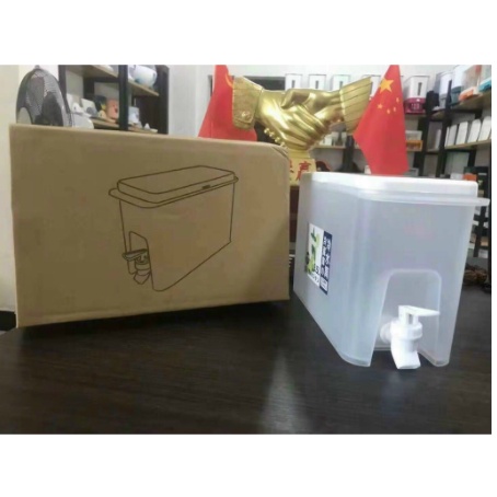 Bình Đựng Nước Có Vòi 3,5L Bình Đựng Nước Trà, Nước Trái Cây Để Trong Tủ Lạnh Tiện Lợi Đa Năng Ngăn Nắp