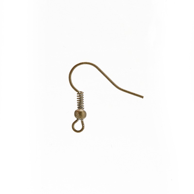 100 cái móc mạ bạc 4 màu làm hoa tai thời trang