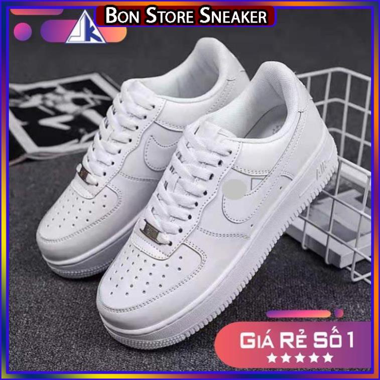 Giày thể thao AF1 trắng full , giày nam nữ sneaker air force 1 hot hit bản đẹp full box