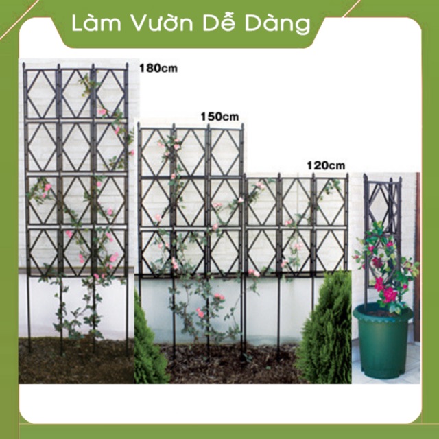 KHUNG CÂY LEO HOA HỒNG (ngang 60cm) - Giúp đỡ cây leo dễ dàng và tăng tính thẩm mỹ cho khu vườn của bạn.