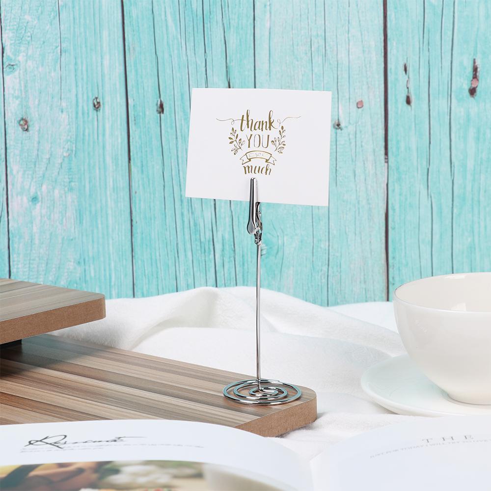 1 Kẹp Giấy Kim Loại Màu Vàng Hồng Dùng Kẹp Ảnh Cưới
