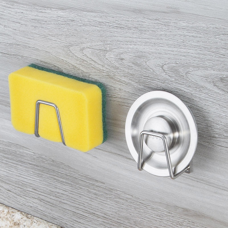 Móc Inox 304 dán 3M chắc chắn để đồ rửa chén bát