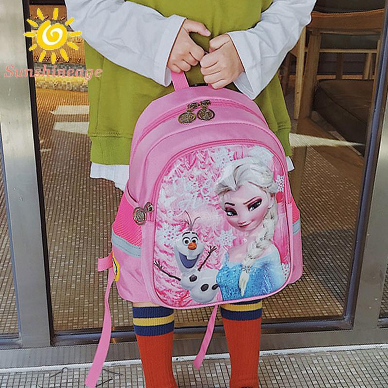 Kindergarten Schoolbag Boys Girls Backpack Cartoon Anime Printed Children's Bag