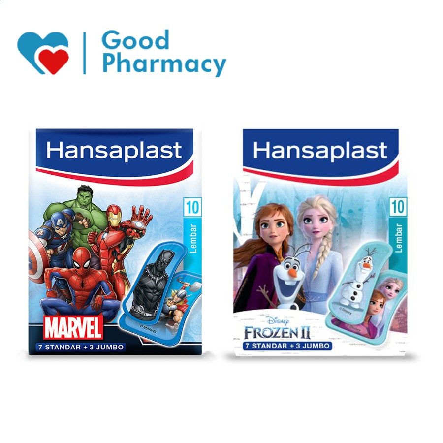 Băng cá nhân Hansaplast (Marvel &amp; Frozen)