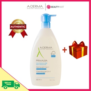 [Freeship+Tặng quà] Sữa tắm gội toàn thân cho bé ADerma Primalba Cleansing Gel 2 in 1 chính hãng Pháp - BeautyMart