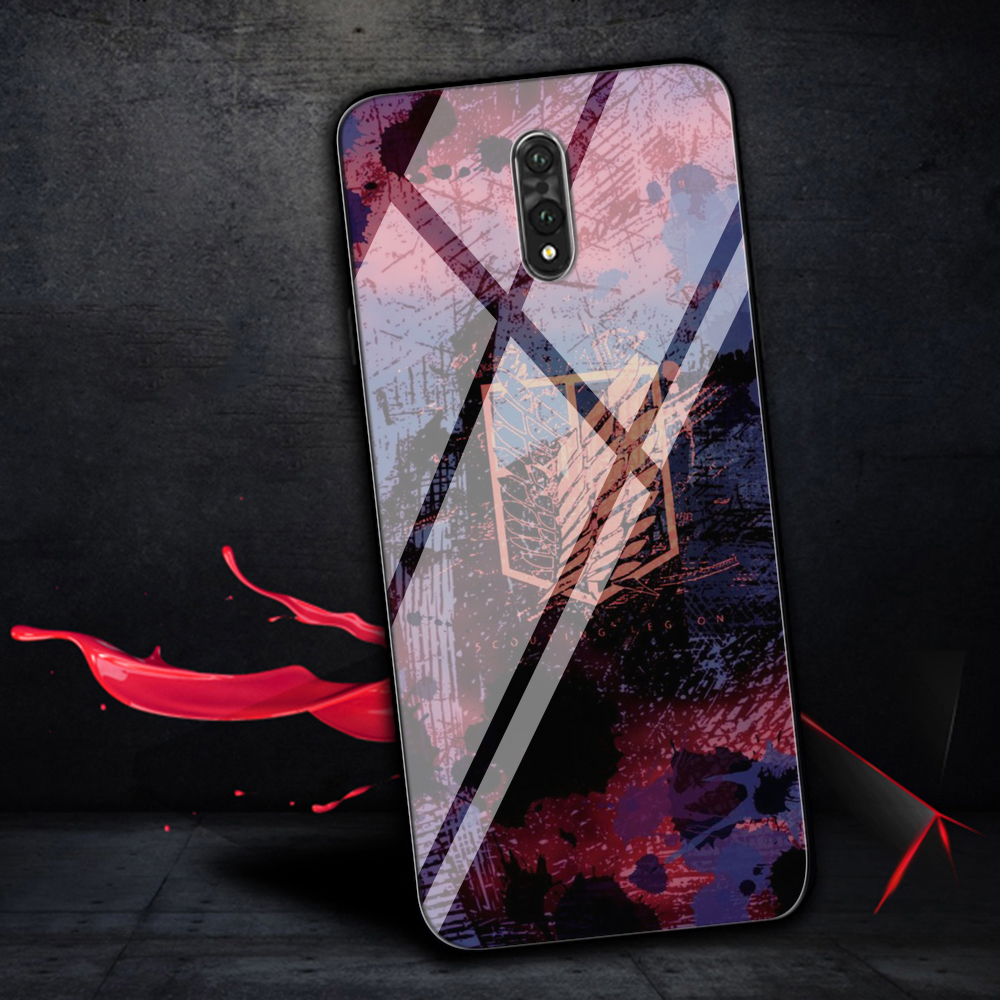Q66 Attack on Titan Animation Realme 3 Pro 5 Pro C3 6i 6 Q X2 XT Tempered glass Soft Case | BigBuy360 - bigbuy360.vn