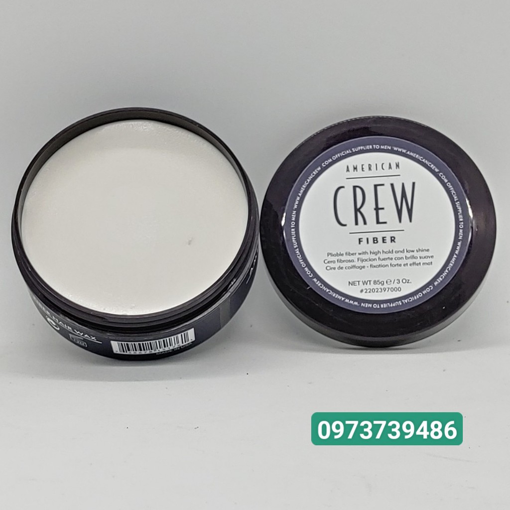 [ Hàng Chuẩn ] Sáp Vuốt Tóc Nam Crew Fiber - Hộp 85g