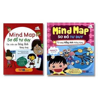 Sách - Mind Map Sơ Đồ Tư Duy - Các Mẫu Câu + Từ Vựng Tiếng Anh Thông Dụng (2 quyển lẻ tùy chọn)