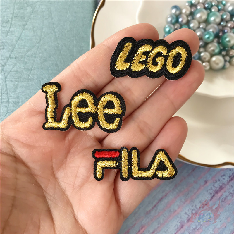 Miếng vá ủi lên quần áo in họa tiết logo thương hiệu dòng sản phẩm 03