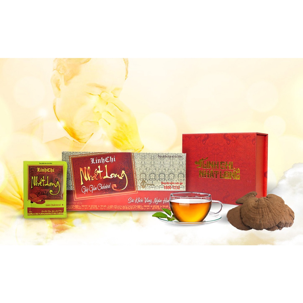 Trà Thảo Dược Linh Chi Nhất Long - Ổn Định Huyết Áp,Giảm Tiểu Đường,Mỡ Máu,Hạ Men Gan, Giúp Ngủ Ngon | BigBuy360 - bigbuy360.vn