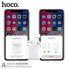 tai nghe 2 bên,tai nghe bluetooth định vị đổi tên HOCO ES39 PRO cảm ưng nhậy kết nối tất cả dòng máy có bluetooth