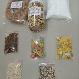Combo 8 món thức ăn hams +lót chuồng đồng giá 99k