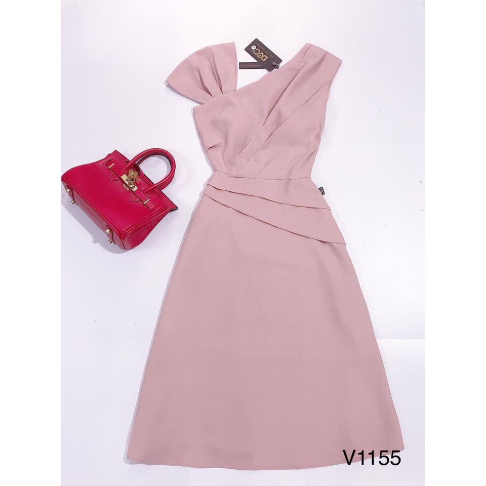 [ xả kho ] MiD Váy Đầm xòe nhún eo V1155 thiết kế cao cấp kèm ảnh thật Mie Design