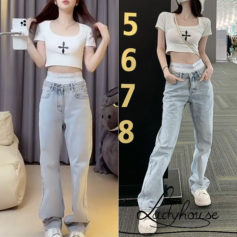 Áo Thun Croptop Tay Ngắn Dáng Ôm In Họa Tiết Chéo Thời Trang Cho Nữ