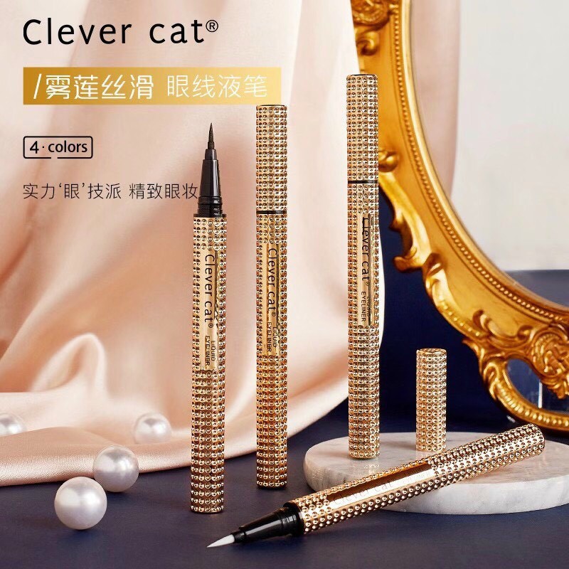 Kẻ mắt nước chống trôi Clever Cat Vàng