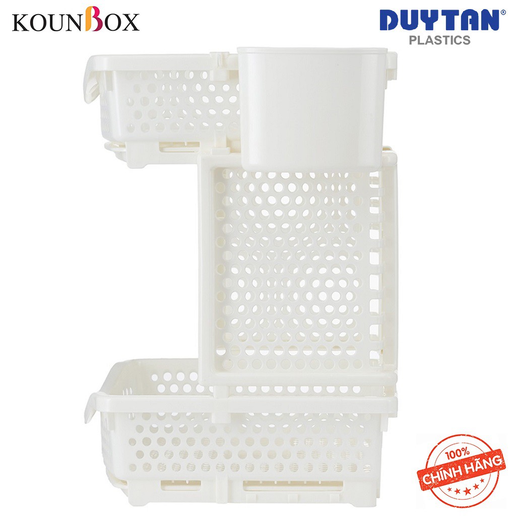 Kệ Chén 2 Tầng Duy Tân  Có Khay Đựng Nước - Mẫu Mới - Màu Sắc Sang Trọng